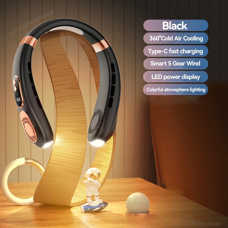 BreezyGlow Portable Neck Fan